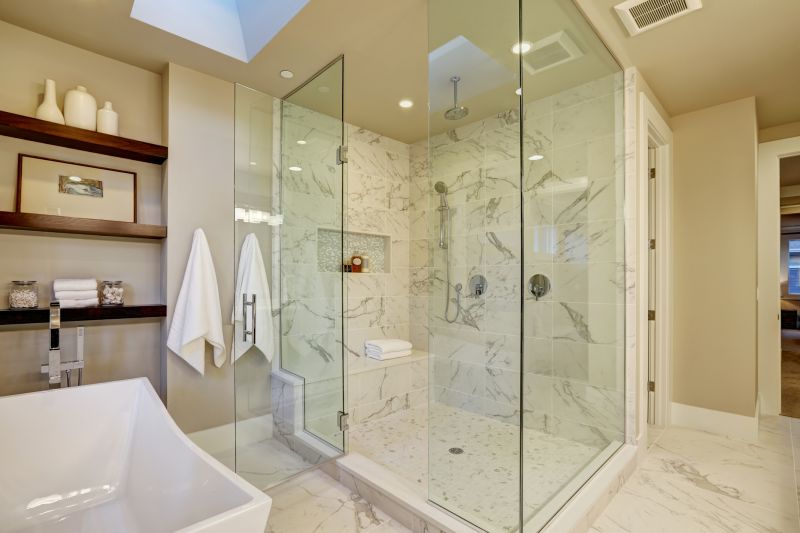 Elegant Walk-in Shower Design